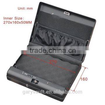 Wholesale- MD500 Micro Vault Digit Code Jewelry Car Gun Portable Security Storage Mini Steel Safe Box Mini Ipad Safe / Gun Vault photo-4