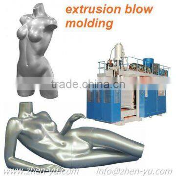 machine for blow moulded plastic mannequine