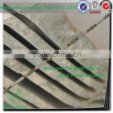 11.5mm marble and sandstone block cutting diamond wire saw for marble cutting, diamond cutting wire for sandstone block