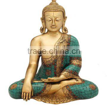 Sitting Kundal Buddha 15"