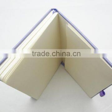 A5 Purple Thermo pu Embossed Logo Diary Note Book photo-5