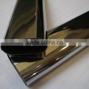 40*80mm thin walled pre-galvanized oval tube in stock