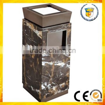 staircase traditional hotel lobby marble waste garbage container