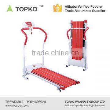 TOPKO 0.5HP Folding Electric Home Treadmill Portable Motorized Running Fitness Machine
