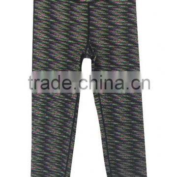 Santic Women sport pant OEM service all over print with wide waist