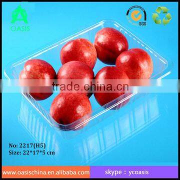 vacuum formed plastic PET trays by customized/PET food tray