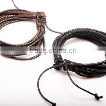 leather bracelet leather wrap bracelet