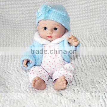 Full Vinyl Reborn Baby Dolls lifelike 10 inch vinyl toy dolls                        
                                                Quality Choice