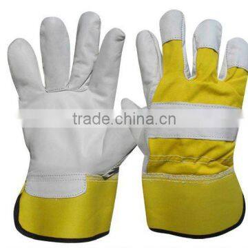 Premium Grade Leather Safety Working Gloves