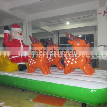 inflatable chrismas car decorations/inflatable Christmas product