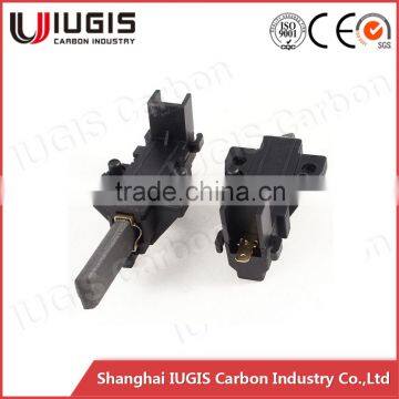 Washing Machine Washer Electric Motor Carbon Brush 2 Pcs Black