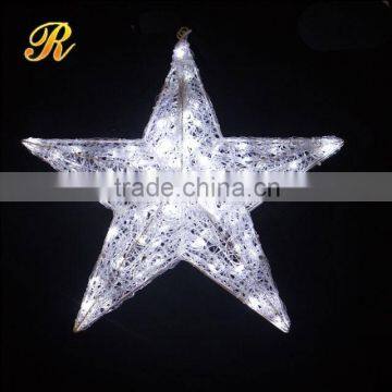 Outdoor star shape led christmas lights for christmas outdoor decorations