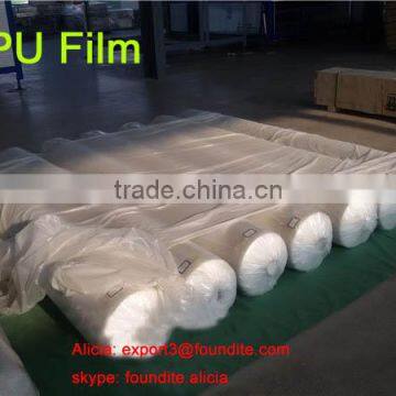 TPU laminating film melt adhesive to PC panel