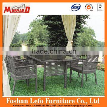 Restaurant rattan table and chair set