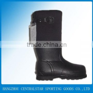 black high boots neoprene rubber safety boots ST-1773