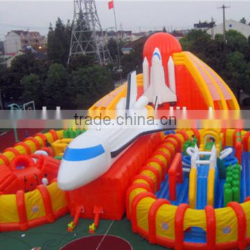 Airplane Giant Outdoor Kids Fun World Inflatable Amusement park