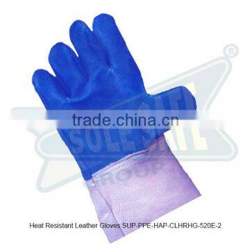 Heat Resistant Leather Gloves ( SUP-PPE-HAP-CLHRHG-520E-2 )