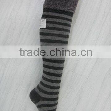 knitted wool stocking knee high socks