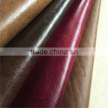 2015 Hot Sale PU Leather Upholstery Fabric Home Textile