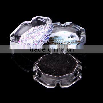 Crystal Glass Ashtray With Logo for Gift Promotion photo-5