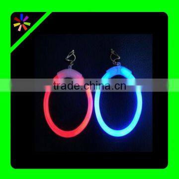 glow ear rings with fashion round shape