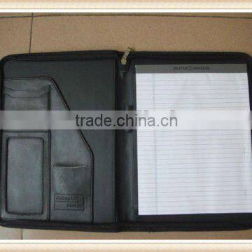 Bestselling OEM stylish pu business folder with notebook,business portfolio