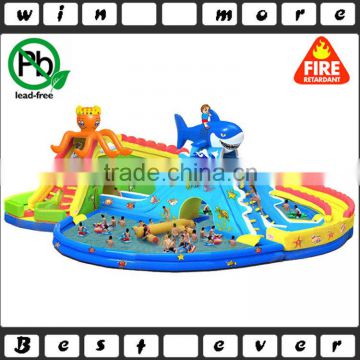 giant inflatable water park,water attractions inflatable water park