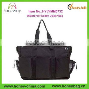 Big Capacity 600D Oxford Custom Waterproof Polyester Designer Baby Bag