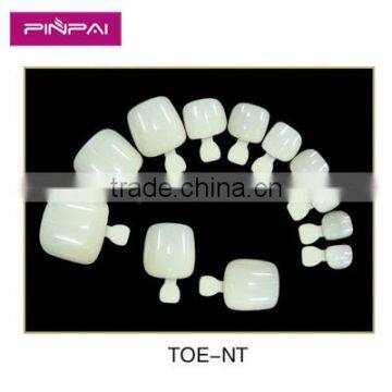 2016 natural round toe nail tips full cover Acrylic UV gel false toe tips