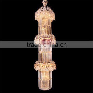 Indoor modern crystal pendant lamp for stairs 98109