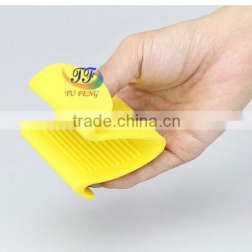 New prosuct heat-resistant silicone pratical BBQ softtextile silicone glove