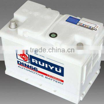 56821 12V DIN auto/car dry charged battery