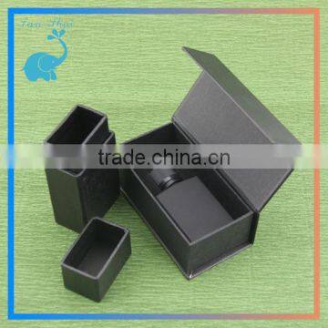 30ml black rectangle glass bottle with packing boxes and tube glass dropper bottles