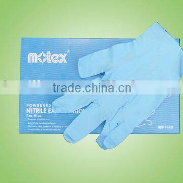 Disposable Nitrile Powdered Examination Goves