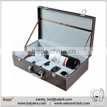 Luxury Wooden Wine Box with Wine Accessory