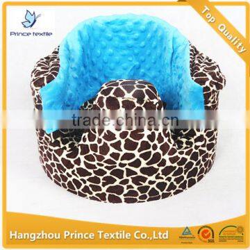 Giraffe With Blue Dots Minky Bumbo Seat Cover