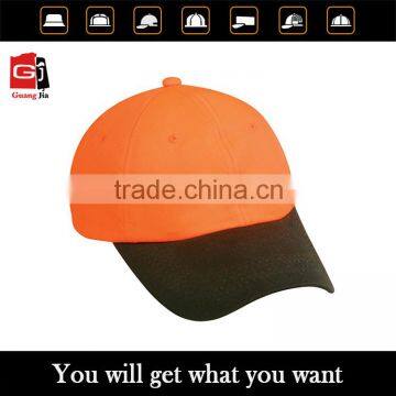 OEM/ODM plain 6 panel custom sports two colour baseball cap in good quality