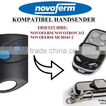 NOVOFERM NOVOTRON 312,NOVOFERM MCHS43-2 433,92mhz compatible replacement