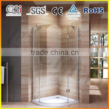 Popular circular shower enclosure 6/8MM glass