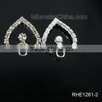 2015 Hot Rhinestone Diamond Design Custom Copper Broken Heart Pendant photo-3