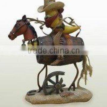 Polyresin Cowboy decoration