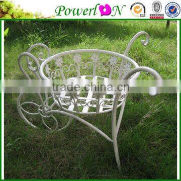 Popular Elegant High Quality Vintage Antique Wrough Iron Flower Pot For Garden Home Patio I23M TS05 X00 PL08-4916