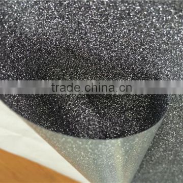 Removable window decorative glitter self adhesive reflective film