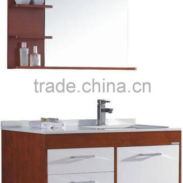 Modern wall hung bathroom vanity cabinet
