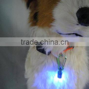 Mini flashing pet dog toy/cat tag