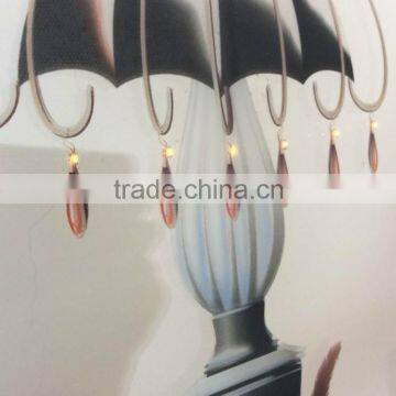 Decorative Glass With LED Light Interlayer, Ceramic Digital Print Glass, Laminated Glass, Customized Design photo-3