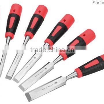 wood working chisel Wood Chisel two color plastic handle chisel HA212