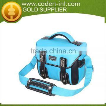 BinSing Polyester With Leather Trim Dslr Camera M Shoulder Bag photo-2