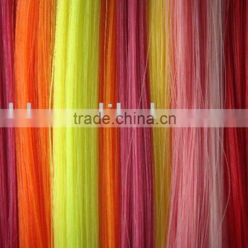 multicolour synthetic hair