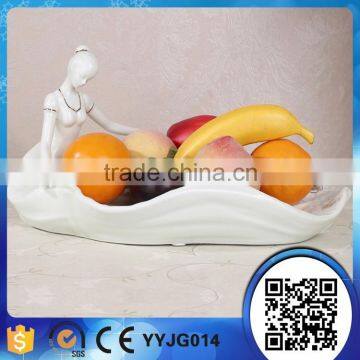 customized quality resin plastic decorative fruit tray